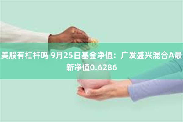 美股有杠杆吗 9月25日基金净值：广发盛兴混合A最新净值0.6286